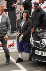 BILLIE EILISH Arrives at NRJ Radio in Paris 06/05/2024
