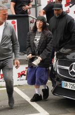 BILLIE EILISH Arrives at NRJ Radio in Paris 06/05/2024