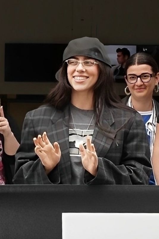 BILLIE EILISH Arrives at NRJ Radio in Paris 06/05/2024