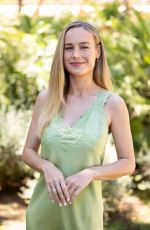 BRIE LARSON at a Photocall at Filming Italy 2024 in Santa Margherita di Pula 06/22/2024