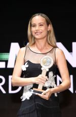BRIE LARSON at Filming Italy Festival Red Carpet Event in Santa Margherita di Pula 06/22/2024