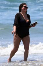 BRITTANY CATWRIGHT in Swimsuit at a Beach in Huntington Beach 06/16/2024