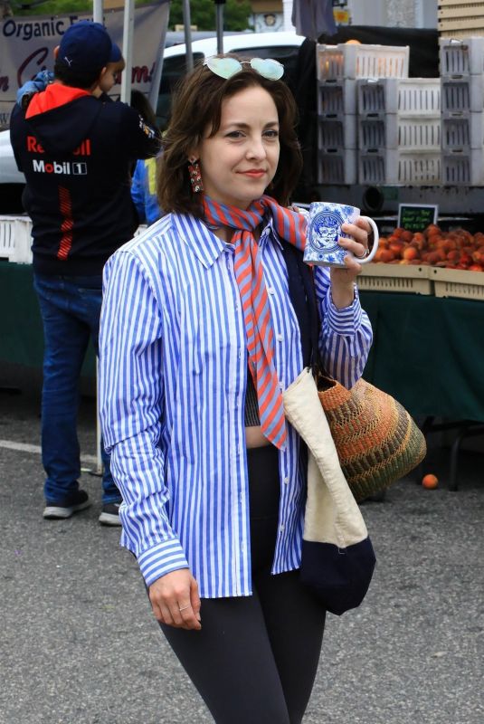 BRITTANY CIRRAN Out Shopping at Farmer
