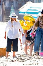 CAMERON DIAZ and BEHATI PRINSLOO at a Beach in Santa Barbara 06/27/2024
