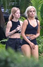 CAMILA CABELO Out in Miami Neighborhood Ahead of Welcome Party 06/07/2024
