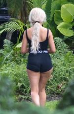 CAMILA CABELO Out in Miami Neighborhood Ahead of Welcome Party 06/07/2024
