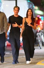CAMILA MORRONE and Noah SaccoLeaves I Sodi Restaurant in New York 06/15/2024