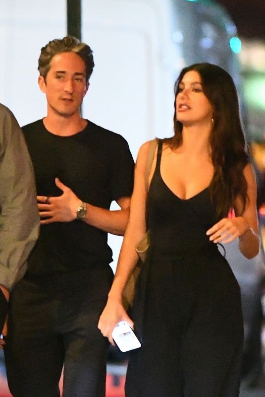 CAMILA MORRONE and Noah SaccoLeaves I Sodi Restaurant in New York 06/15/2024