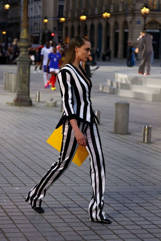 CARA DELEVINGNE at Vogue World: Paris at Place Vendome in Paris 06/23/2024