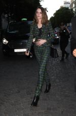 CARA DELEVINGNE Leaves Crazy Horse Show in Paris 06/24/2024