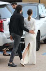 CAROLINA DIAS on a Dinner Date at Nobu in Malibu 06/17/2024