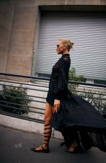 CAROLINE DAUR Arrives at Dior Fashion Show at Paris Haute Couture Week 06/24/2024