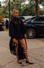 CAROLINE DAUR Arrives at Dior Fashion Show at Paris Haute Couture Week 06/24/2024