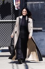 CARRIE-ANNE MOSS Arrives at Jimmy Kimmel Live! in Hollywood 06/12/2024