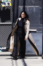 CARRIE-ANNE MOSS Arrives at Jimmy Kimmel Live! in Hollywood 06/12/2024