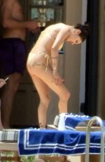 CECILIA RODRIGUEZ and GIULIA DE LELLIS in Bikinis at the Beach in Athens 06/08/2024