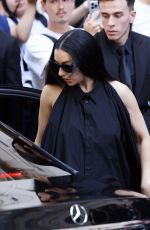 CHARLI XCX Arrives at Balenciaga 53rd Couture Collection in Paris 06/26/2024