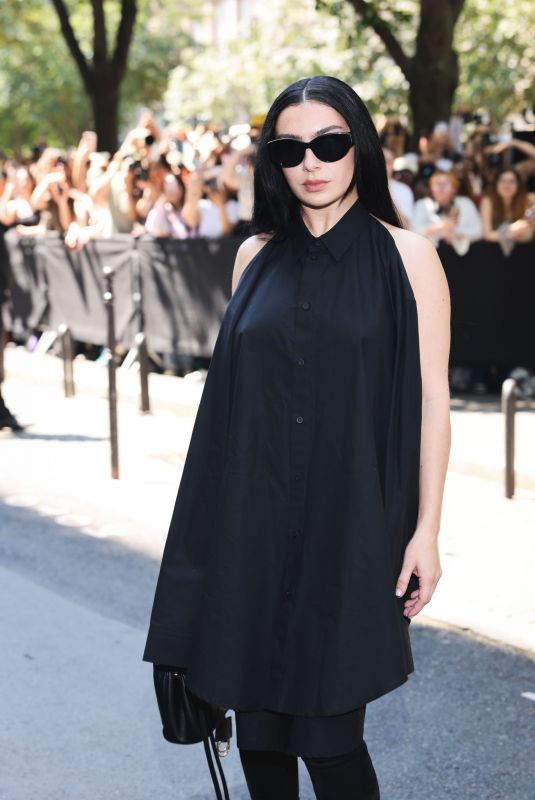 CHARLI XCX Arrives at Balenciaga 53rd Couture Collection in Paris 06/26/2024