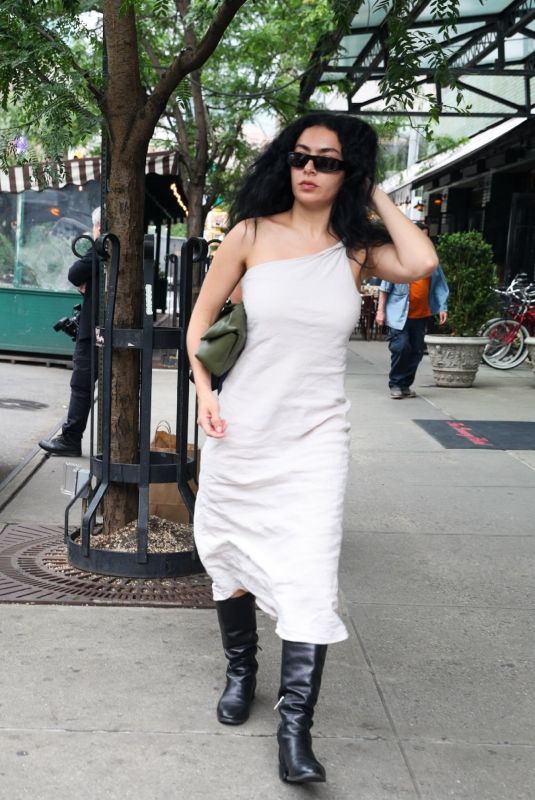 CHARLI XCX Leaves Her Hotel in New York 06/11/2024