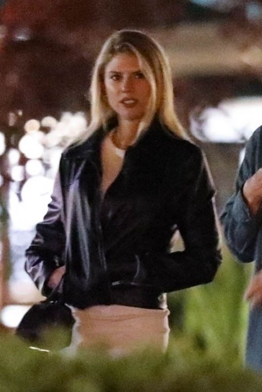 CHARLOTTE MCKIINEY Enjoying a Cozy Night Out in Malibu 06/26/2024