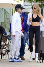 CHARLOTTE MCKINNEY Meeting up with David Spade and Jon Lovitz at a Coffee Shop in Malibu 06/08/2024