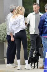 CHARLOTTE MCKINNEY Meeting up with David Spade and Jon Lovitz at a Coffee Shop in Malibu 06/08/2024