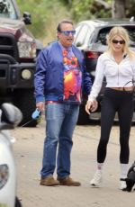 CHARLOTTE MCKINNEY Meeting up with David Spade and Jon Lovitz at a Coffee Shop in Malibu 06/08/2024