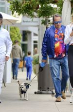 CHARLOTTE MCKINNEY Meeting up with David Spade and Jon Lovitz at a Coffee Shop in Malibu 06/08/2024