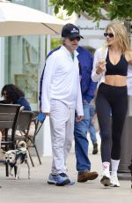 CHARLOTTE MCKINNEY Meeting up with David Spade and Jon Lovitz at a Coffee Shop in Malibu 06/08/2024