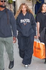 CIARA Leaves Her Hotel at Paris Fashion Week 06/21/2024