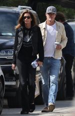 CINDY CRAWFORD and Rande Gerber Out Shopping in Malibu 05/25/2024