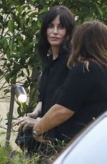 COURTENEY COX Arrives at Soho House in Malibu 06/01/2024