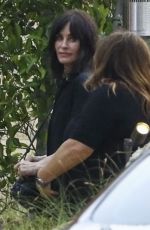 COURTENEY COX Arrives at Soho House in Malibu 06/01/2024