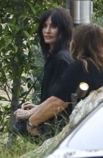 COURTENEY COX Arrives at Soho House in Malibu 06/01/2024