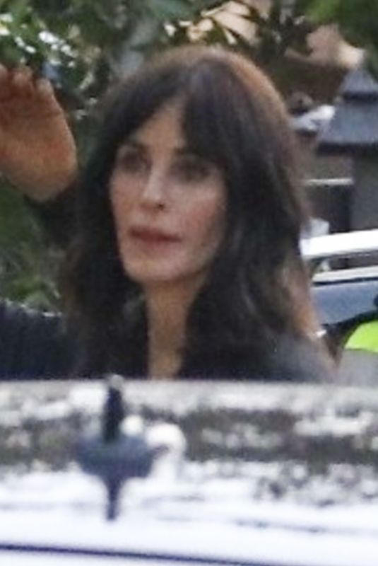 COURTENEY COX Arrives at Soho House in Malibu 06/01/2024