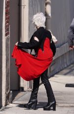 CYNDI LAUPER Arrives at Jimmy Kimmel Live! in Hollywood 06/05/2024