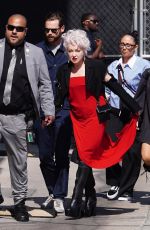 CYNDI LAUPER Arrives at Jimmy Kimmel Live! in Hollywood 06/05/2024