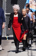 CYNDI LAUPER Arrives at Jimmy Kimmel Live! in Hollywood 06/05/2024