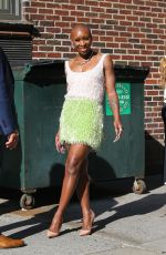 CYNTHIA ERIVO Arrives at Late Show with Stephen Colbert in New York 06/19/2024