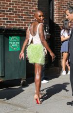 CYNTHIA ERIVO Arrives at Late Show with Stephen Colbert in New York 06/19/2024