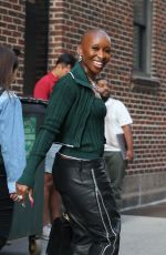 CYNTHIA ERIVO Leavews Colbert Show in New York 06/19/2024