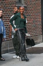 CYNTHIA ERIVO Leavews Colbert Show in New York 06/19/2024