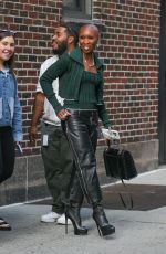 CYNTHIA ERIVO Leavews Colbert Show in New York 06/19/2024