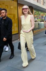 DAKOTA FANNING Arrives at Today Show in New York 06/04/2024