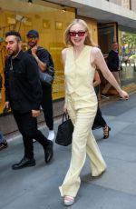 DAKOTA FANNING Arrives at Today Show in New York 06/04/2024