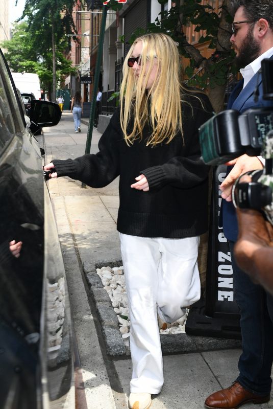 DAKOTA FANNING Heading to Today Show in New York 06/04/2024