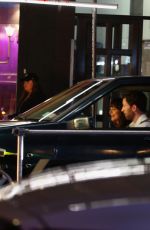 DAKOTA JOHNSON and Chris Evans Film a Driving Scene for Materialist in New York 06/07/2024