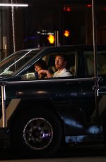 DAKOTA JOHNSON and Chris Evans Film a Driving Scene for Materialist in New York 06/07/2024