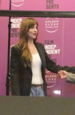 DAKOTA JOHNSON and CHRISTY HALL Arrives at Daddio Screening at AMC Century City Theater in Los Angeles 06/18/2024