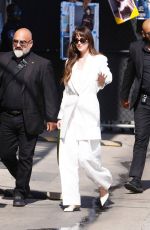 DAKOTA JOHNSON Arrives at Jimmy Kimmel Live in Los Angeles 06/19/2024